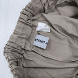 STAMP AND DIARY SD54ES51 コットン 日本製 ワイドイージー パンツ ベージュ レディース スタンプ アンド ダイアリー【中古】6-0913G∞