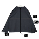 A.U.G. relaxing オーグリラクシング オーバーサイズ サイズ1 コットン 日本製 長袖Ｔシャツ カットソー ロンＴ ブラック レディース【中古】6-0907M∞