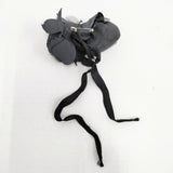 la fleur camellia 定価11550円 L-B0707 バラ コサージュ ブローチ クロ レディース ラフルール【中古】6-0615G◎