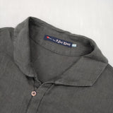 Pal'las Palace リネン ロング ビーズ付き シャツワンピース 日本製 サイズ0 ワンピース ネイビー レディース パラスパレス【中古】6-0909M△