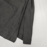 Pal'las Palace リネン ロング ビーズ付き シャツワンピース 日本製 サイズ0 ワンピース ネイビー レディース パラスパレス【中古】6-0909M△