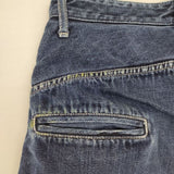 mina perhonen dn4363 always サイズ38 コットンリネン デニムパンツ ネイビー レディース ミナペルホネン【中古】6-0907G∞