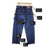 mina perhonen dn4363 always サイズ38 コットンリネン デニムパンツ ネイビー レディース ミナペルホネン【中古】6-0907G∞