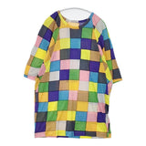 mina perhonen SS8626 jelly ドルマン 七分袖 チュニック 日本製 サイズ36 Ｔシャツ カットソー マルチカラー レディース ミナペルホネン【中古】6-0627M△