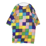 mina perhonen SS8626 jelly ドルマン 七分袖 チュニック 日本製 サイズ36 Ｔシャツ カットソー マルチカラー レディース ミナペルホネン【中古】6-0627M△