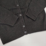 MARGARET HOWELL TWISTED CASHMERE WOOL 578-5264203 カーディガン 25AW チャコールグレー レディース マーガレットハウエル【中古】6-1008T∞