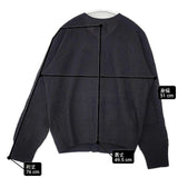 MARGARET HOWELL TWISTED CASHMERE WOOL 578-5264203 カーディガン 25AW チャコールグレー レディース マーガレットハウエル【中古】6-1008T∞