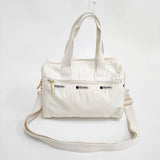 LeSportsac/GALLARDAGALANTE コラボ 別注ボストンバッグ ミニボストン 2WAY 定価19250円 ボストンバッグ ホワイト レディース レスポートサック/ガリャルダガランテ【中古】6-0604G◎