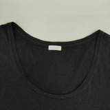 GALERIE VIE コットン ラウンドネックプルオーバー 日本製 サイズS 半袖Ｔシャツ カットソー ブラック レディース ギャルリーヴィー【中古】6-0627S△