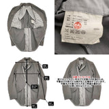 COMME des GARCONS COMME des GARCONS 燕尾 ライダース RO-J001 サイズM ジャケット AD2004 グレー レディース コムデギャルソン/コムコム【中古】6-0616M♪