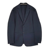 theory CLINTON W A RECISION PONTE サイズ40 ストレッチ 2B テーラードジャケット ネイビー メンズ セオリー【中古】6-0630M♪
