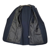 theory CLINTON W A RECISION PONTE サイズ40 ストレッチ 2B テーラードジャケット ネイビー メンズ セオリー【中古】6-0630M♪