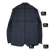 theory CLINTON W A RECISION PONTE サイズ40 ストレッチ 2B テーラードジャケット ネイビー メンズ セオリー【中古】6-0630M♪