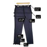 theory ZAINE BE A DENSE KNIT2 イージースラックス ジャージ素材 サイズ32 パンツ ネイビー メンズ セオリー【中古】6-0726G∞