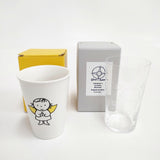 miffy てんし エンジェル コップ 2点セット グラス クリア レディース ミッフィー【中古】6-0716G◎