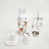 miffy フラワーミッフィー ドリンクカップ 充電器 キャンドルホルダー 雑貨4点セット その他雑貨 多色 レディース ミッフィー【中古】6-0716G◎