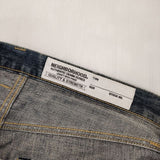NEIGHBORHOOD ウォッシュドデニムパンツ ダメージ加工 サイズL デニムパンツ ブルー メンズ ネイバーフッド【中古】6-0726G∞