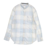 EEL Atelier Shirt マドラスチェック 定価17600円 E-21404B アトリエシャツ XS 長袖シャツ ホワイト ライトブルー メンズ イール【中古】6-0726M∞