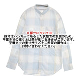 EEL Atelier Shirt マドラスチェック 定価17600円 E-21404B アトリエシャツ XS 長袖シャツ ホワイト ライトブルー メンズ イール【中古】6-0726M∞
