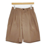 EEL SYOUNEN SHORTS 少年ショーツ サイズS 定価19250円 E-24211 ショートパンツ ハーフパンツ ショーツ 24SS ライトブラウン メンズ イール【中古】6-0630S♪