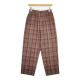 EEL SUN PANTS 定価19250円 E-21202B チェック サンパンツ サイズS パンツ ブラウン ベージュ メンズ イール【中古】6-0726G∞