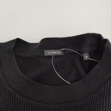 COMOLI COTTON WAFFLE L/S CREW コットンワッフル 定価28600円 D01-05041 サイズ2 長袖Ｔシャツ カットソー ロンＴ 26SS ブラック メンズ コモリ【中古】6-0616M♪