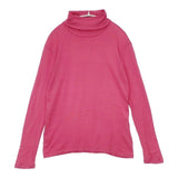 nest Robe 臼田あさ美さん別注ボディバームタートルネック 01194-1387-1 長袖Ｔシャツ カットソー ロンＴ ピンク レディース ネストローブ【中古】6-0907M∞