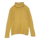 nest Robe マハラニコットンフライス タートル 01214-1124-3 長袖Ｔシャツ カットソー ロンＴ マスタード レディース ネストローブ【中古】6-0907M∞
