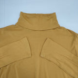 nest Robe マハラニコットンフライス タートル 01214-1124-3 長袖Ｔシャツ カットソー ロンＴ マスタード レディース ネストローブ【中古】6-0907M∞