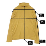 nest Robe マハラニコットンフライス タートル 01214-1124-3 長袖Ｔシャツ カットソー ロンＴ マスタード レディース ネストローブ【中古】6-0907M∞
