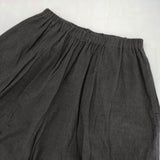 JURGEN LEHL J0132FP821 コットン バルーンパンツ インド製 シャンブレー イージーパンツ ワイドパンツ パンツ チャコールグレー レディース ヨーガンレール【中古】6-0909M△