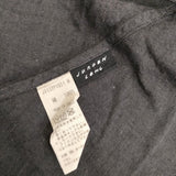 JURGEN LEHL カーディシャンブレーベスト 定価44000円 コットン インド製 23SS J0132FV821 ベスト チャコールグレー レディース ヨーガンレール【中古】6-0906M◎