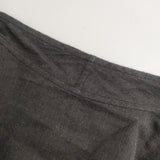 JURGEN LEHL カーディシャンブレーベスト 定価44000円 コットン インド製 23SS J0132FV821 ベスト チャコールグレー レディース ヨーガンレール【中古】6-0906M◎