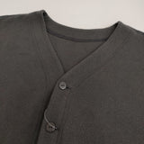 JURGEN LEHL J0161UV111 コットン梨地のレディスベスト 定価41800円 日本製 ベスト 26SS チャコールグレー レディース ヨーガンレール【中古】6-0616M♪