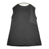 babaghuri J0552UB642 スチームのＴシャツ 定価39600円 コットン チュニック 日本製 カットソー 25SS ブラック グレー レディース ババグーリ【中古】6-0616S♪