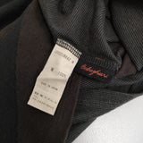 babaghuri J0552UB642 スチームのＴシャツ 定価39600円 コットン チュニック 日本製 カットソー 25SS ブラック グレー レディース ババグーリ【中古】6-0616S♪
