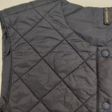 DANSKIN QUILTING PUFF VEST キルティングパフベスト 中綿 リバーシブル ベスト ネイビー レディース ダンスキン【中古】6-1008T∞