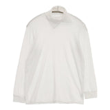 mizuiro-ind サイドスリットカラープルオーバー 長袖Ｔシャツ カットソー ロンＴ ホワイト レディース ミズイロインド【中古】6-0830M∞