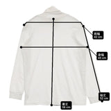 mizuiro-ind サイドスリットカラープルオーバー 長袖Ｔシャツ カットソー ロンＴ ホワイト レディース ミズイロインド【中古】6-0830M∞