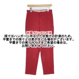 45R/45rpm モールスキン イージーテーパードパンツ サイズ3 パンツ レッド レディース フォーティーファイブアールピーエム【中古】6-1017T∞