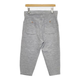 chimala クロップドパンツ イージーパンツ ウール混 日本製 サイズS パンツ グレー レディース チマラ【中古】6-0909M△