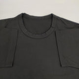 COMME des GARCONS JUNYA WATANABE MAN denim プリント クルーネック コットン 日本製 サイズS 半袖Ｔシャツ カットソー AD2017 ブラック レディース コムデギャルソンジュンヤワタナベマン【中古】6-0627S△