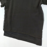 noir kei ninomiya COMME des GARCONS サイズS レイヤード 半袖Ｔシャツ カットソー AD2017 ブラック レディース ノワール ケイ ニノミヤ【中古】6-0626S♪