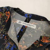JOURNAL STANDARD LUXE キュプラレーヨン 花柄 シャツワンピース 日本製 ワンピース ブラック 多色 レディース ジャーナルスタンダード ラックス【中古】6-0909M△