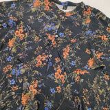 JOURNAL STANDARD LUXE キュプラレーヨン 花柄 シャツワンピース 日本製 ワンピース ブラック 多色 レディース ジャーナルスタンダード ラックス【中古】6-0909M△