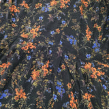JOURNAL STANDARD LUXE キュプラレーヨン 花柄 シャツワンピース 日本製 ワンピース ブラック 多色 レディース ジャーナルスタンダード ラックス【中古】6-0909M△