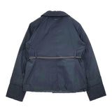 MAX MARA S MaxMara リバーシブル ベルト付き ダウンジャケット ネイビー レディース マックスマーラ【中古】6-1017T∞