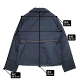 MAX MARA S MaxMara リバーシブル ベルト付き ダウンジャケット ネイビー レディース マックスマーラ【中古】6-1017T∞