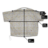 45R/45rpm タペットde花柄Tシャツ 定価31900円 ブラウス シャツ ライトブルー イエロー レディース フォーティーファイブアールピーエム【中古】6-0626S♪