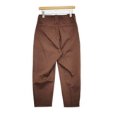 MARGARET HOWELL DRY COTTON TWILL 定価52800円 578-3143003 サイズ2 パンツ 23SS ブラウン レディース マーガレットハウエル【中古】6-0905G∞